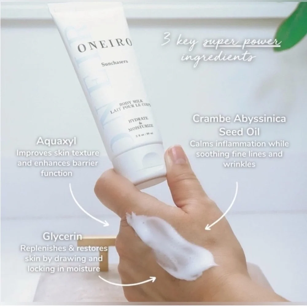 Oneiro Sunchasers Hydrating Body Milk Travel Size - White 6packs - Picture 2 of 3